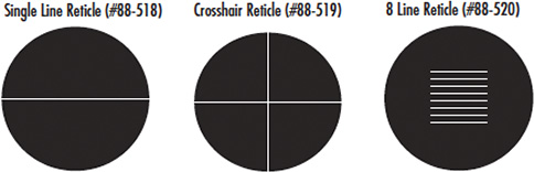 Crosshair Reticle for Pattern Projectors | Edmund Optics