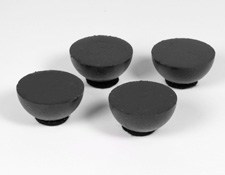 Hemisphere Foot (Package of 4), Sorbothane Bumpers, #35-264